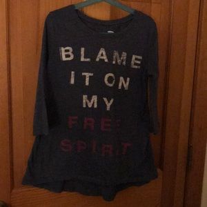 Girls Old Navy shirt